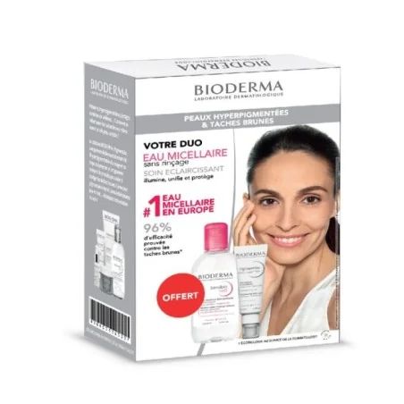 BIODERMA PIGMENTBIO DAILY CARE SPF 50 40ML ACHETE + SENSIBIO H2O 250ML OFFERT