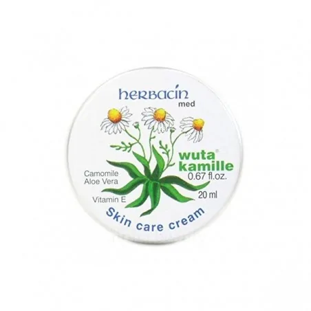 HERBACIN WUTA KAMILLE CRÈME SOIN DE LA PEAU TIN 20 ML
