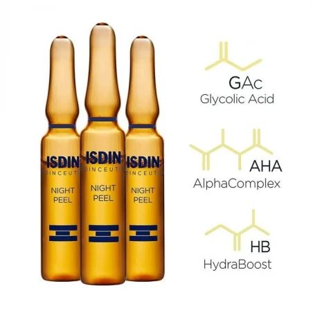 ISDIN NIGHT PEEL EXFOLANT NUIT PEELING 30 AMPOULES X 2 ML