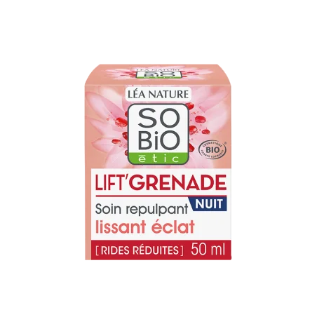 SO BIO SOIN DE NUIT REPULPANT LISSANT ÉCLAT 50ML