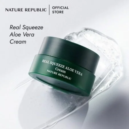 NATURE REPUBLIC REAL SQUEEZE ALOE VERA CREAM 55ML