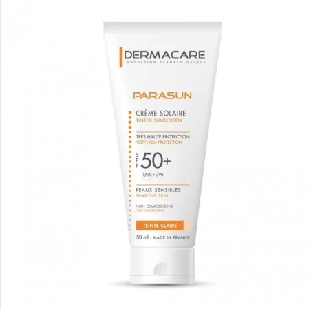DERMACARE PARASUN CRÈME SOLAIRE SPF 50+ TEINTE CLAIRE 50 ML