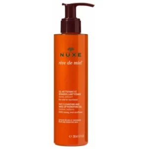 NUXE REVE DE MIEL GEL NETTOYANT ET DEMAQUILLANT 200ML PEAUX SÈCHES ET SENSIBLES