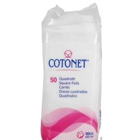 COTONET COTON CARRES 50 PIÈCES