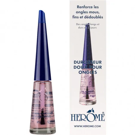 HEROME VERNIS DURCISSEUR DOUX POUR ONGLES HERÔME 10 ML