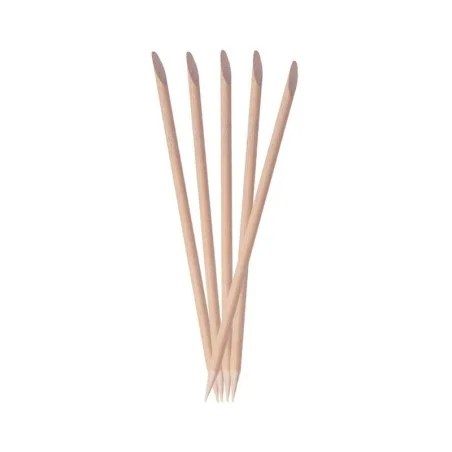 BETER 5 BÂTONNETS EN BOIS D'ORANGE REPOUSSE- CUTICULES