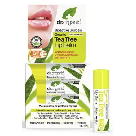 DR.ORGANIC BAUME A LEVRES TEA TREE 5,7ML