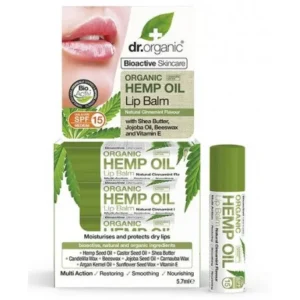 DR.ORGANIC BAUME À LÈVRES À L’HUILE DE CHANVRE 5,7ML
