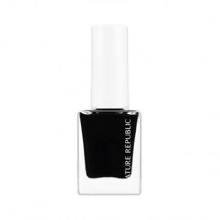 NATURE REPUBLIC COLOR & NATURE NAIL COLOR 05 BLACK BLACK 8 ML