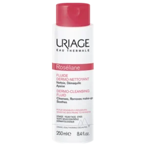 URIAGE ROSELIANE FLUIDE DERMO-NETTOYANT APAISANT 250ML NETTOIE - DÉMAQUILLE - APAISE