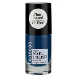 BENECOS NAIL POLISH - NORDIC BLUE - PERMÉABLE À L'EAU ET À L'OXYGÈNE 5ML