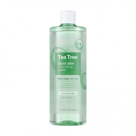 NATURE REPUBLIC GOOD SKIN TEA TREE AMPOULE CLEANSING WATER 500ML