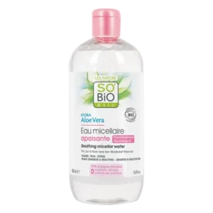 SO’BIO EAU MICELLAIRE PEAUX SENSIBLES ET REACTIVES 500ML