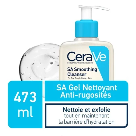 CERAVE SA GEL NETTOYANT ANTI RUGOSITES GEL NETTOYANT 473ML