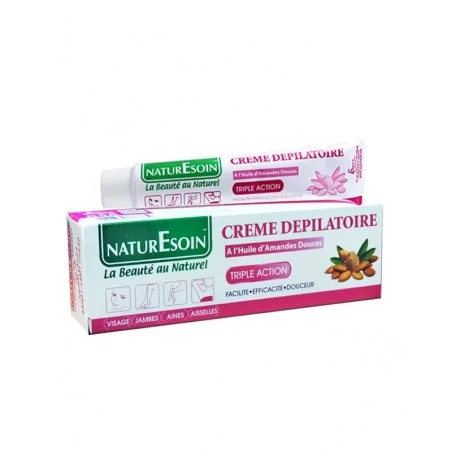 NATURESOIN CRÈME DÉPILATOIRE À L’HUILE D’AMANDES DOUCES – 50 ML