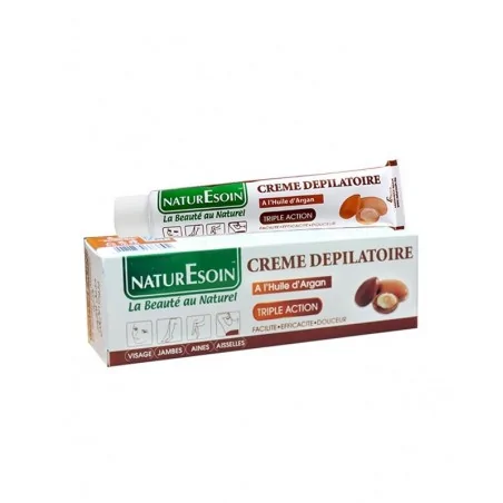 NATURESOIN CRÈME DÉPILATOIRE À L’HUILE D’ARGAN – 50 ML
