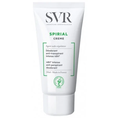 SVR SPIRIAL CREME 50ML TRANSPIRATION NORMALE À EXCESSIVE