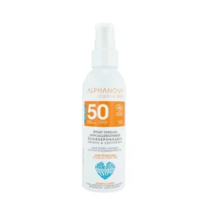 ALPHANOVA SPRAY SOLAIRE FAMILIAL HYPO SPF50 150G BIO