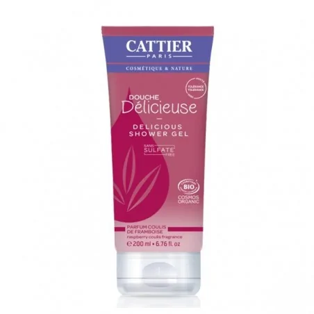 CATTIER DOUCHE DÉLICIEUSE SANS SULFATES COULIS DE FRAMBOISE 200ML