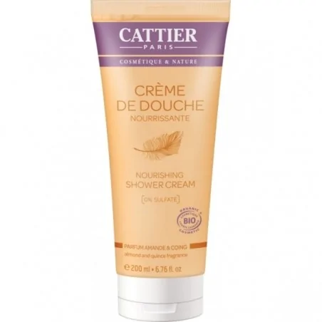 CATTIER CREME DE DOUCHE NOURRISSANTE-PARFUM AMANDE ET COING 200ML
