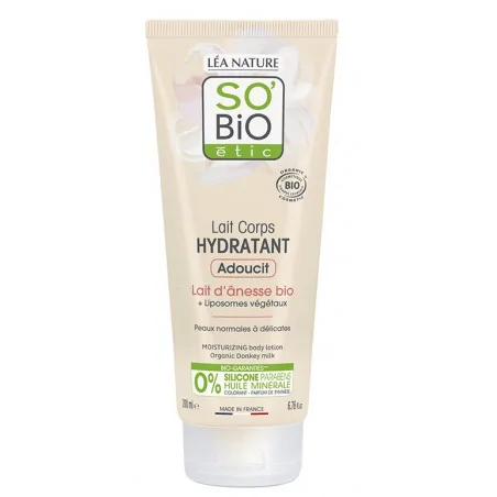 SO BIO LAIT CORPS HYDRATANT LAIT D’ÂNESSE 200ML