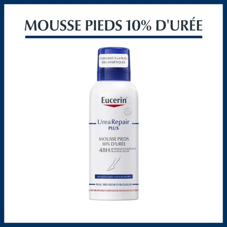 EUCERIN UREA REPAIR PLUS MOUSSE PIEDS 10% D'URÉE 150ML