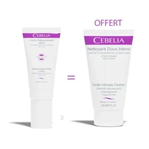 CEBELIA CREME DEPIGMENTANTE INTIME 30ML ACHETE + NETTOYANT DOUX INTIME 150ML OFFERT