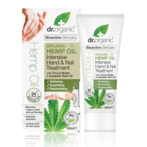 DR.ORGANIC CREME MAINS ET ONGLES A HUILE DE CHANVRE 100ML