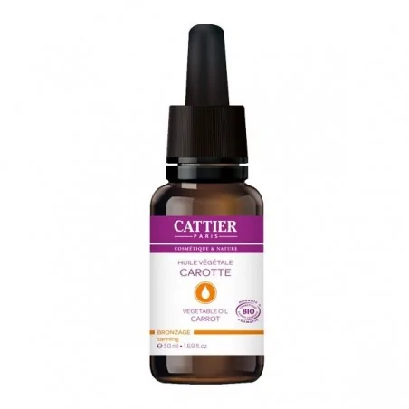 CATTIER HUILE DE CAROTTE BIO 50ML