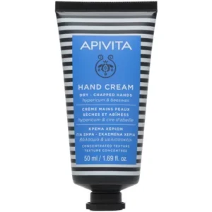 APIVITA CREME MAINS SÈCHES ET ABIMÉES HYPERICUM ET CIRE D'ABEILLE 50ML