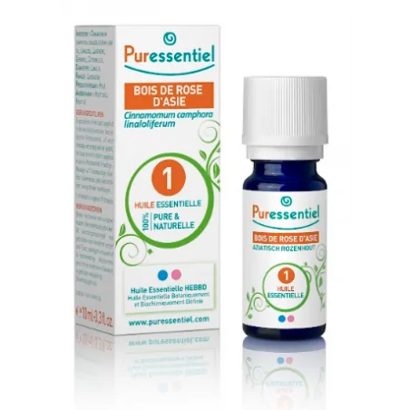 PURESSENTIEL HUILE ESSENTIELLE BOIS DE ROSE D’ASIE 10ML