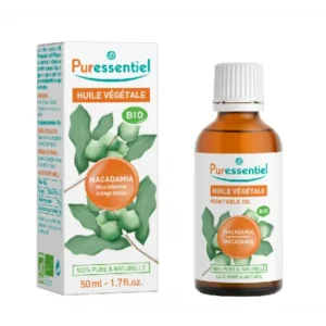 PURESSENTIEL HUILE VÉGÉTALE MACADAMIA BIO 50ML