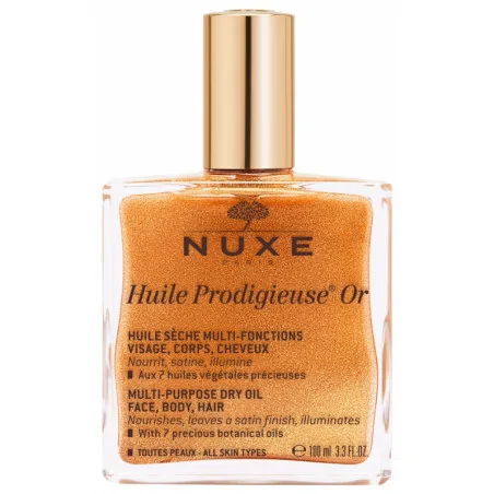 NUXE HUILE PRODIGIEUSE OR 100ML SOIN MULTI-FONCTIONS - VISAGE, CORPS, CHEVEUX