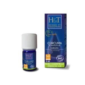 HERBES ET TRADITIONS HUILE ESSENTIELLE - CURCUMA BIO 5ML