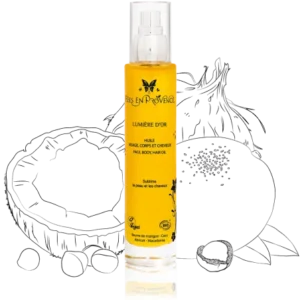 FEES EN PROVENCE LUMIERE D'OR HUILE VISAGE CHEVEUX 100ML