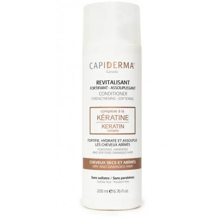 CAPIDERMA REVITALISANT APRÉS SHAMPOOING À LA KÉRATINE (200 ML)