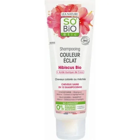SO BIO SHAMPOING COULEUR ECLAT HIBISCUS 250ML