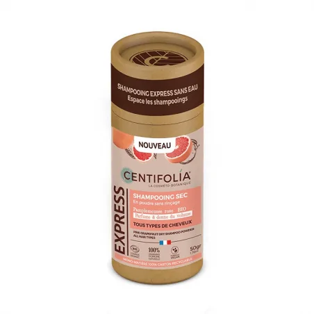 CENTIFOLIA SHAMPOING SEC EN POUDRE PAMPELMOUSSE ROSE