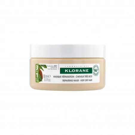 KLORANE - MASQUE RÉPARATION 3 EN 1 AU CUPUAÇU BIO - CHEVEUX TRÈS SECS 150 ML