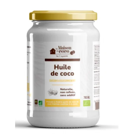 MAISON DE COCO HUILE VIERGE DE NOIX DE COCO, BIO 700 G -