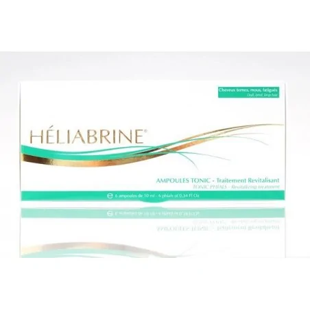 HÉLIABRINE AMPOULES CHEVEUX TONIC- TRAITEMENT REVITALISANT CHEVEUX TERNES MOUS 6X 10ML