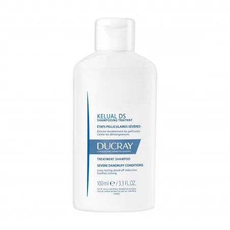DUCRAY — SHAMPOOING TRAITANT — SHAMPOOING TRAITANT ANTIPELLICULAIRE — KELUAL DS 100 ML