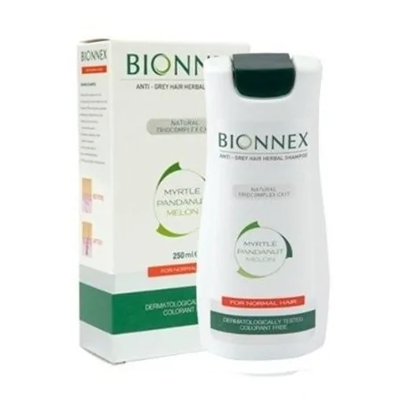 BIONNEX SHAMPOING ANTI-CHEVEUX GRIS 250ML - POUR CHEVEUX NORMAUX, HOMME ET FEMME