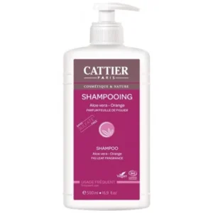 CATTIER SHAMPOOING D’ALOE VERA ET ORANGE 500ML