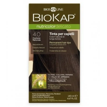 BIOKAP NUTRICOLOR DELICATO 4.0 CHÂTAIN NATUREL