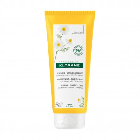KLORANE - BAUME APRÈS-SHAMPOING REFLETS BLONDS À LA CAMOMILLE - CHEVEUX BLONDS À CHÂTAINS 200 ML