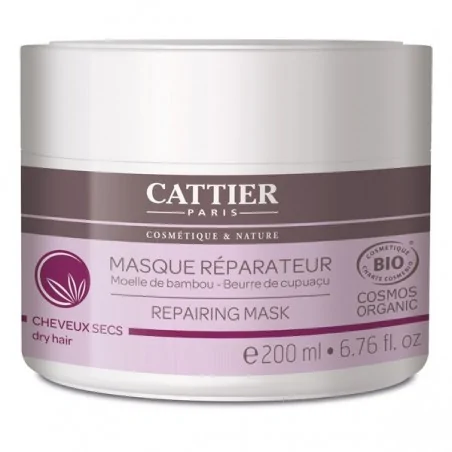 CATTIER MASQUE RÉPARATEUR CHEVEUX SECS 200ML