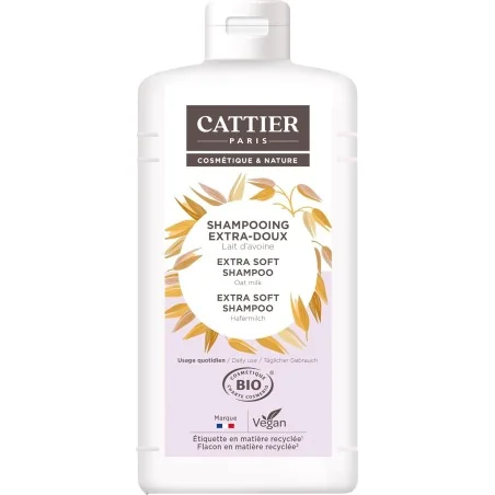 CATTIER SHAMPOOING EXTRA DOUX QUOTIDIEN 1L