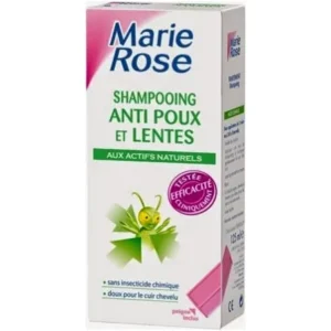 MARIE ROSE SHAMPOOING ANTI POUX ET LENTES, 125ML
