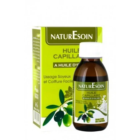 NATURE SOIN HUILE CAPILLAIRE À L’HUILE D’OLIVE-TOUS TYPES DE CHEVEUX125 ML